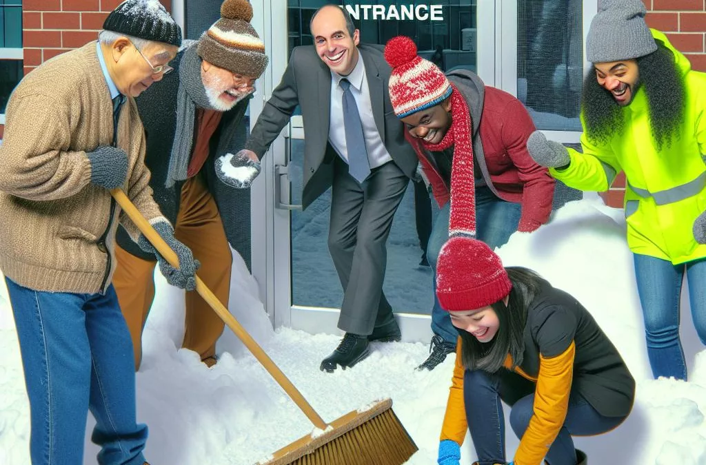 Clear Sidewalks and Employee Entrances: Essential Winter Practices for Businesses